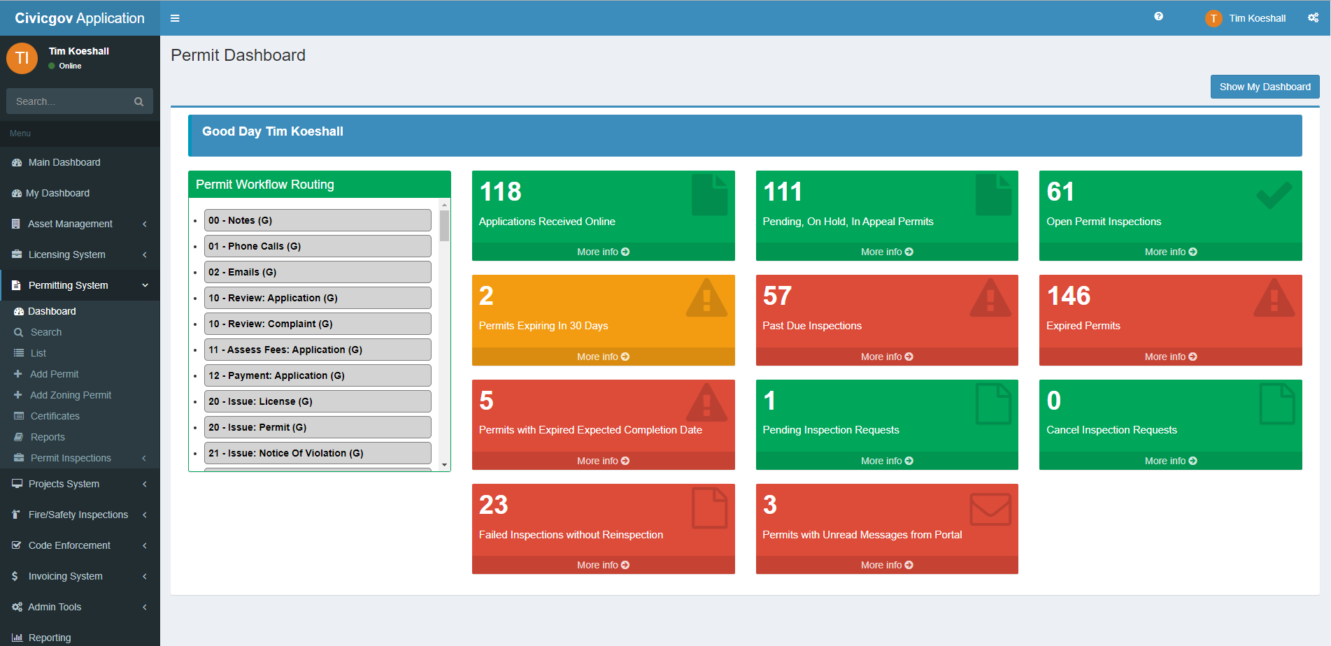 screenshot of CivicPlus Community Development